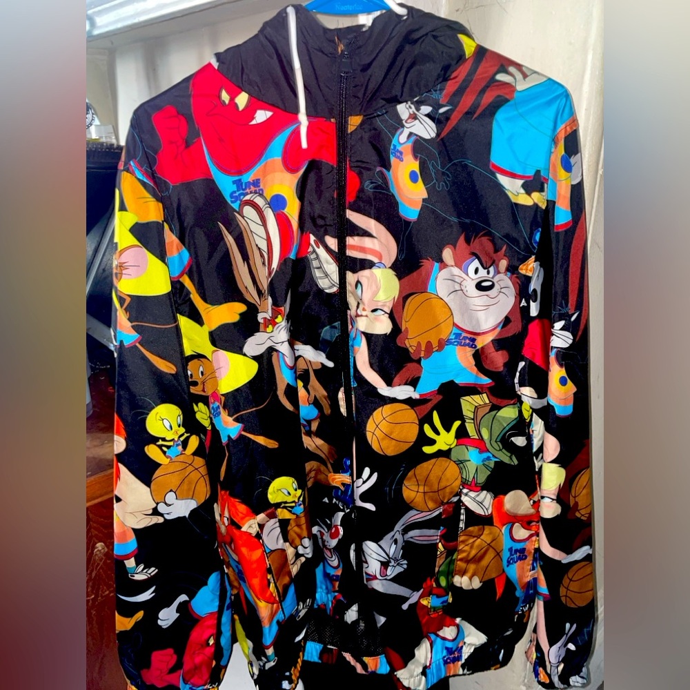 Members Only Looney Tunes Graphic wind breaker